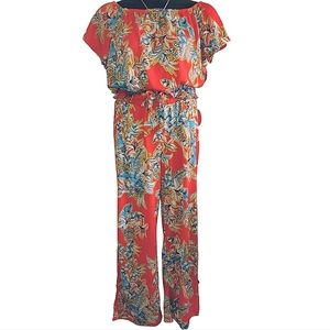 Hot Kiss 2 Piece Short Sleeve Stretchy Pant Set Plus Sizes 1x and 3x NWT